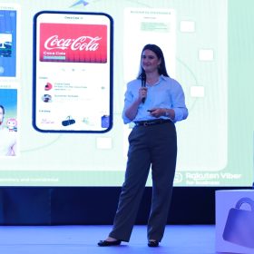 Bà Berina Tanovic Quản lý dối tác cấp cao dến từ Rakuten Viber giới thiệu về Business Message