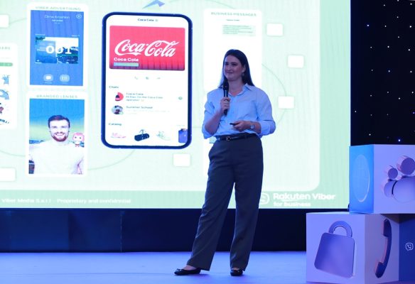 Bà Berina Tanovic Quản lý dối tác cấp cao dến từ Rakuten Viber giới thiệu về Business Message