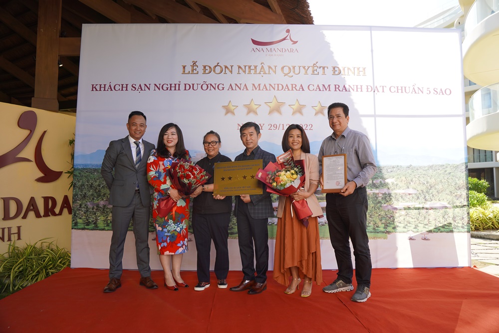 Ana Mandara Cam Ranh chính thức nhận quyết định Khu nghỉ dưỡng đạt chuẩn 5 sao 2 Ana Mandara Cam Ranh
