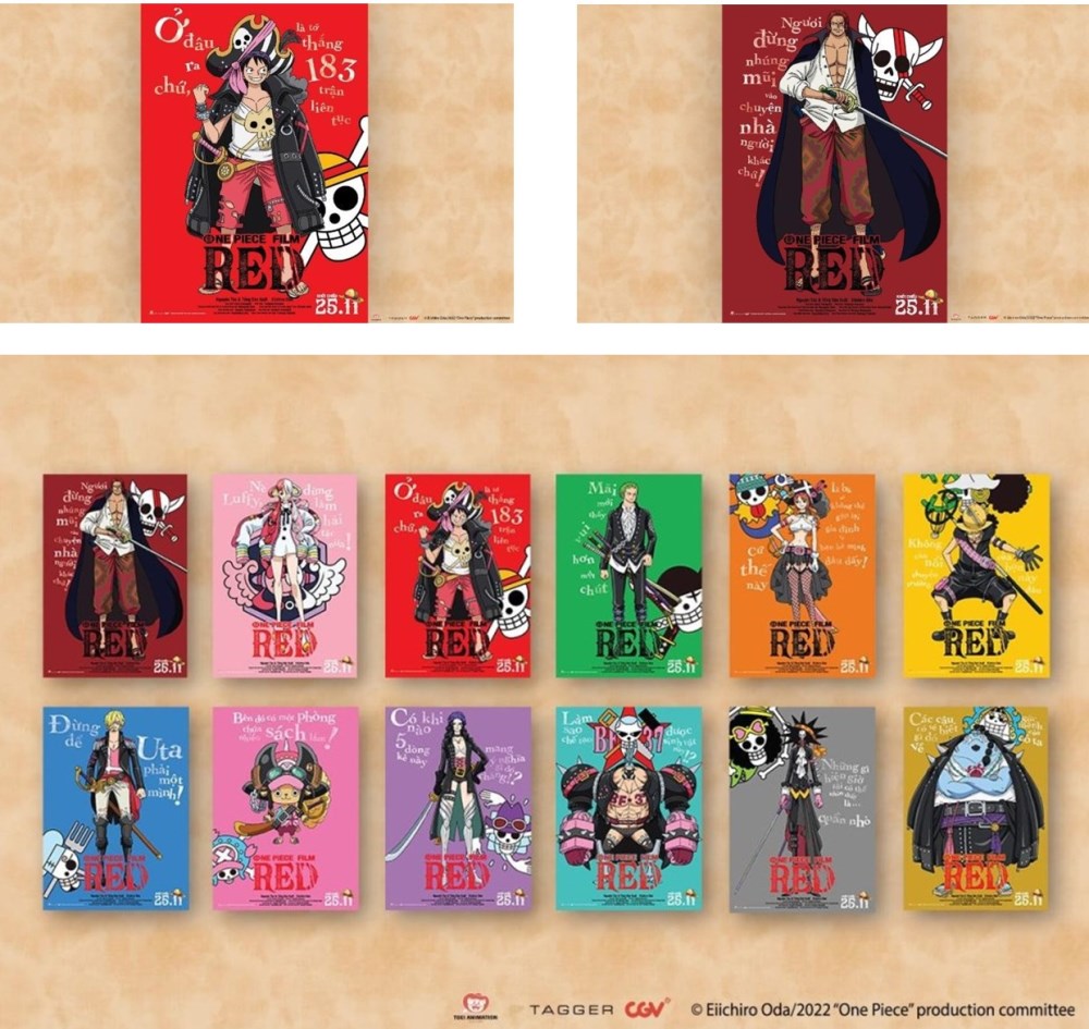 Bom tấn One Piece Film Red lập kỷ lục có doanh thu đặt trước cao nhất mọi thời đại tại Việt Nam 4 Phim One Piece Film Red Cac mau thiet ke the dien tu
