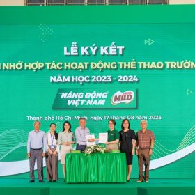 Cong ty Nestle Viet Nam nhan hang Nestle MILO va So Giao duc va Dao tao TP.HCM ky ket Thoa thuan hop tac cho nam hoc 2023 – 2024