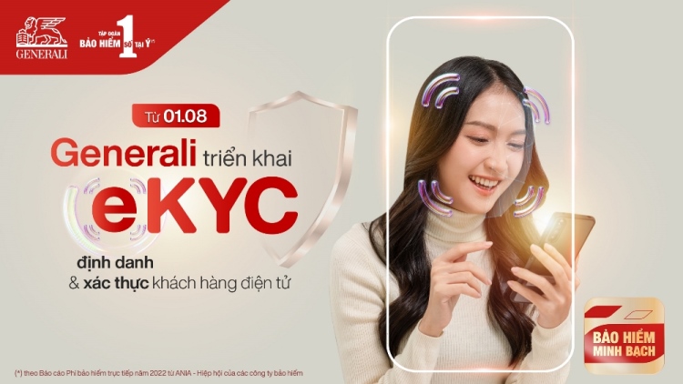 Generali Việt Nam triển khai định danh và xác thực khách hàng điện tử (e-KYC) bắt buộc 1 Generali ap dung eKYC 1