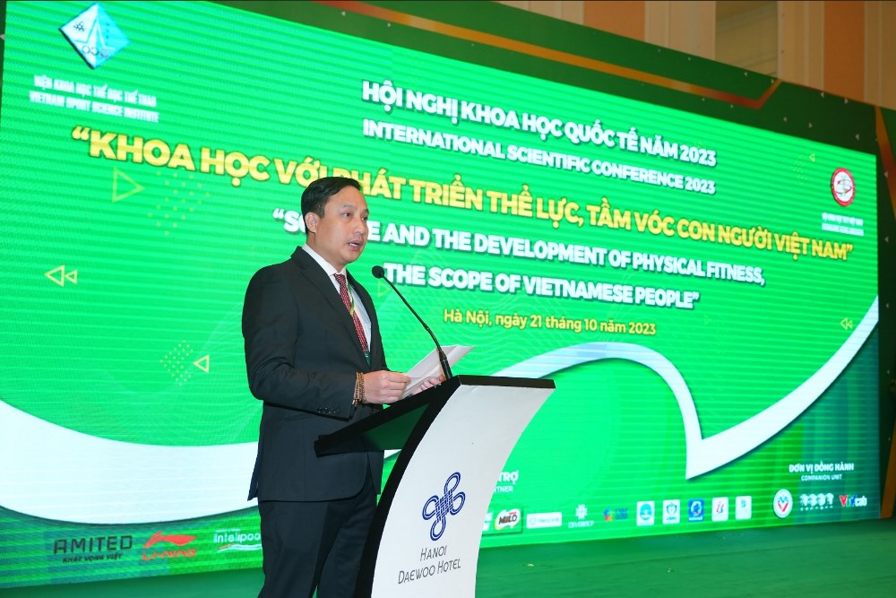 Nestlé MILO tham gia Hội nghị khoa học quốc tế 2023 – chủ đề “Khoa học với sự phát triển thể lực và tầm vóc con người Việt Nam” 2 PGSTST1