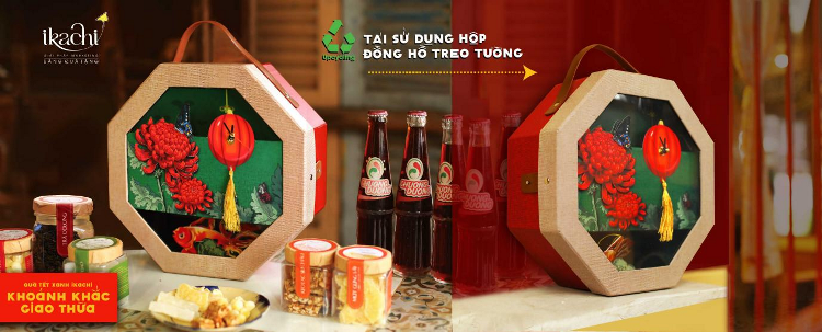 Bộ sưu tập Quà Tết Xanh độc đáo, nhiều công năng từ Ikachi 7 Qua Tet Xanh Ikachi 8