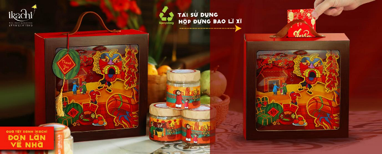 Bộ sưu tập Quà Tết Xanh độc đáo, nhiều công năng từ Ikachi 8 Qua Tet Xanh Ikachi 9
