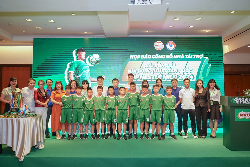 Nestlé MILO đồng hành cùng Giải Bóng đá Nhi đồng (U11) toàn quốc 2024 1 Nestle