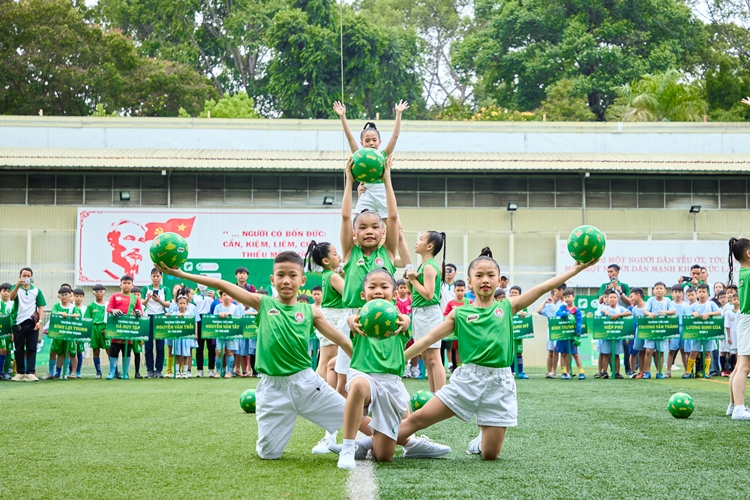 Khai mạc Vòng chung kết Festival bóng đá học đường TP. HCM năm học 2023 - 2024 1 Festival