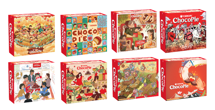Công bố 8 tác phẩm đậm tình và chương trình mở bán độc quyền từ orion 3 ChocoPie Top 8 bao bi 8