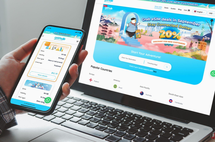 Gohub – Startup dẫn đầu trong lĩnh vực eSIM du lịch nhận đầu tư 500,000 USD 1 Gohub