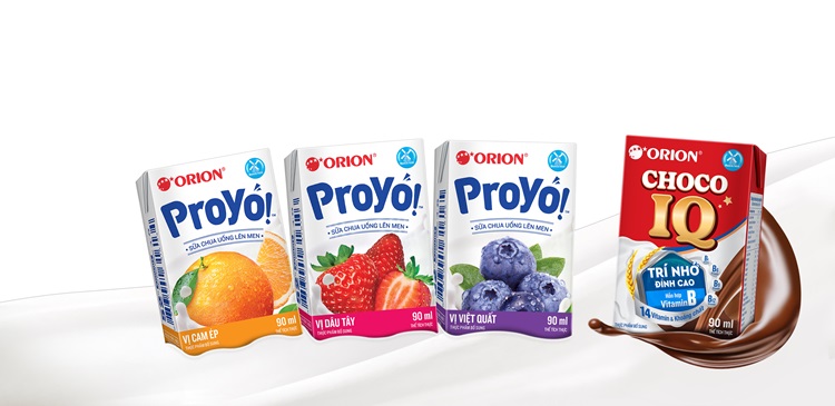 Orion ra mắt sữa dung tích 90ml - Hộp một gang tràn dưỡng chất 2 Orion