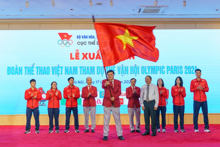 Nestlé MILO phối hợp tổ chức Lễ xuất quân Đoàn thể thao Việt Nam tham dự Olympic và Paralympic Paris 2024 1 Nestlé MILO