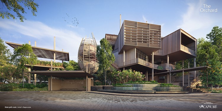 CapitaLand Development giới thiệu phân khu thứ hai Orchard Hill thuộc dự án Sycamore 4 04. The Orchard @SYCAMORE The Canopy Clubhouse