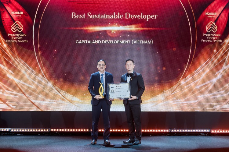 CapitaLand Development ghi dấu ấn rực rỡ với 7.000 căn hộ cùng chín giải thưởng bất động sản Việt Nam PropertyGuru 2024 4 4. Best Sustainable Developer