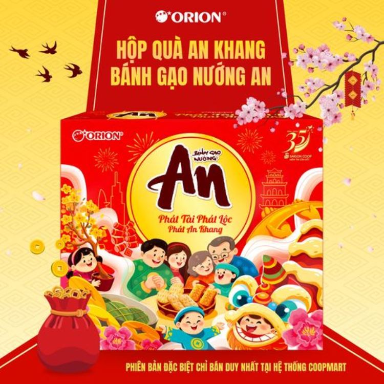 Orion ra mắt bộ quà tặng Tết đa dạng - giá bình ổn, phục vụ mọi nhu cầu tiêu dùng Tết 3 Bo qua Tet Orion 3
