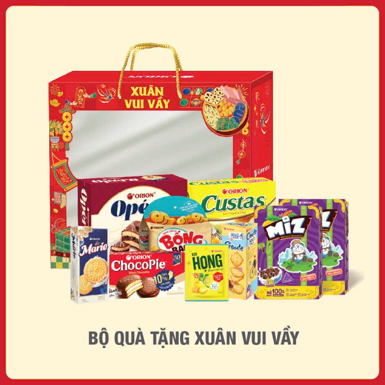 Orion ra mắt bộ quà tặng Tết đa dạng - giá bình ổn, phục vụ mọi nhu cầu tiêu dùng Tết 5 Bo qua Tet Orion 5