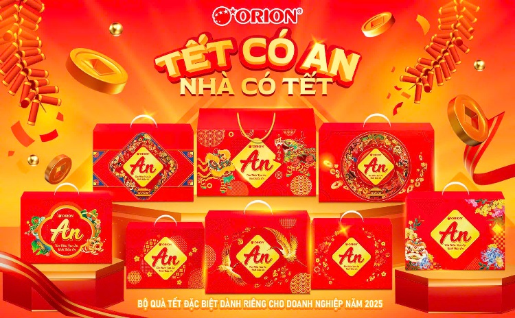 Orion ra mắt bộ quà tặng Tết đa dạng - giá bình ổn, phục vụ mọi nhu cầu tiêu dùng Tết 6 Bo qua Tet Orion 6