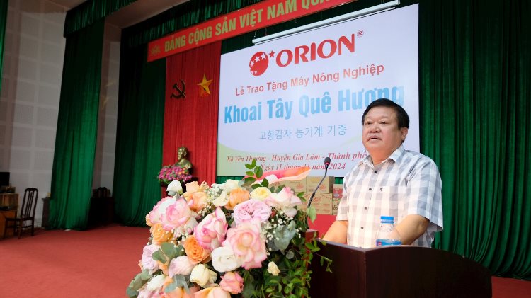 Orion trao tặng máy nông nghiệp cho nông dân & hành trình 8 năm Quỹ Khoai Tây Quê Hương 4 Mr.Nguyen Manh Phuong