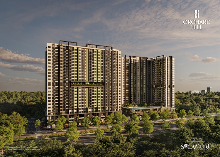CapitaLand Development ghi nhận tỷ lệ hấp thụ cao tại Orchard Hill, giai đoạn hai của tổng dự án Sycamore 2 Orchard Hill phoi canh