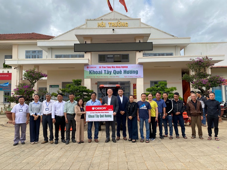 Orion trao tặng máy nông nghiệp cho nông dân & hành trình 8 năm Quỹ Khoai Tây Quê Hương 1 Orion