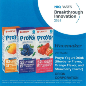 Sản phẩm Proyo! của Orion đã giành hạng mục Wavemakers trong báo cáo những sản phẩm đổi mới đột phá hàng đầu năm 2024 3 Chung nhan Nielsen