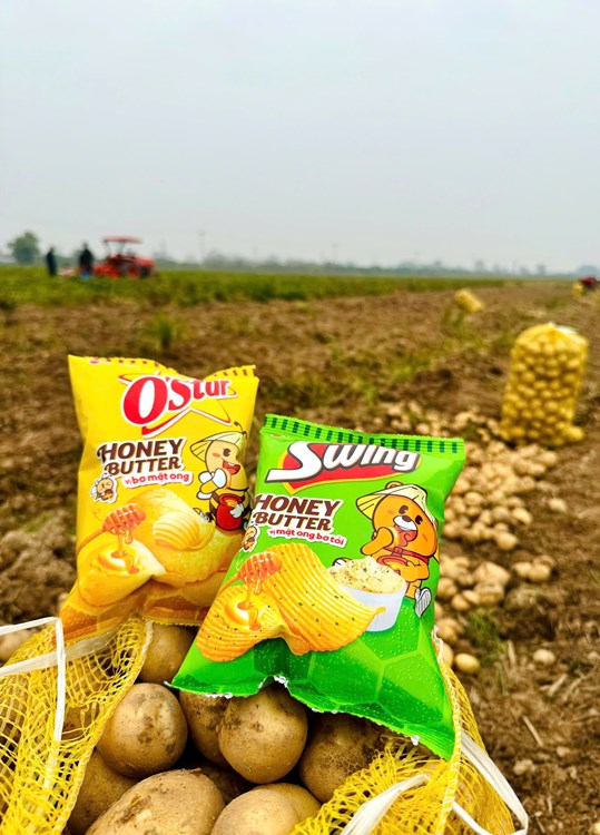 Bánh snack khoai tây tươi "Honey Butter" vị bơ mật ong - Lần đầu tiên có mặt tại Việt Nam 2 Honey Butter Copy