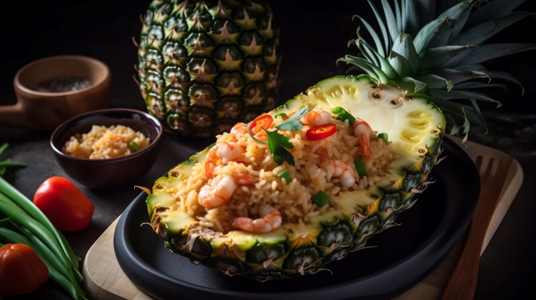 Trọn vị Thái tại Landmark 81: Tinh hoa ẩm thực trên mây tại Oriental Pearl 3 07. Pineapple rice OP