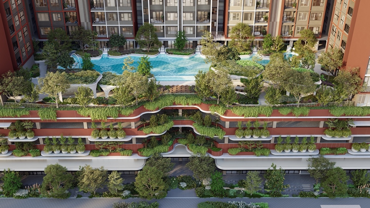 CapitaLand Development chạm mốc 98% lượng đặt chỗ cho Orchard Heights, giai đoạn ba thuộc Tổng dự án Sycamore 3 Orchard Heights Top View Swimming Pool