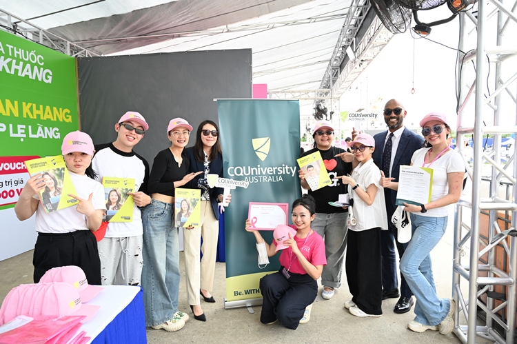 CQU mot trong nhung nha tai tro cho Ngay Hoi Non Hong 2025