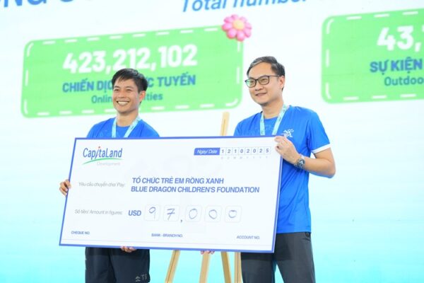 CapitaLand ho tro 97.000 do la My cho tre em va hoc sinh 01