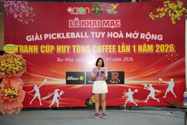Khai mac Giai Pickleball Tuy Hoa Mo Rong Tranh Cup Huy Tung Coffee Lan 1 23